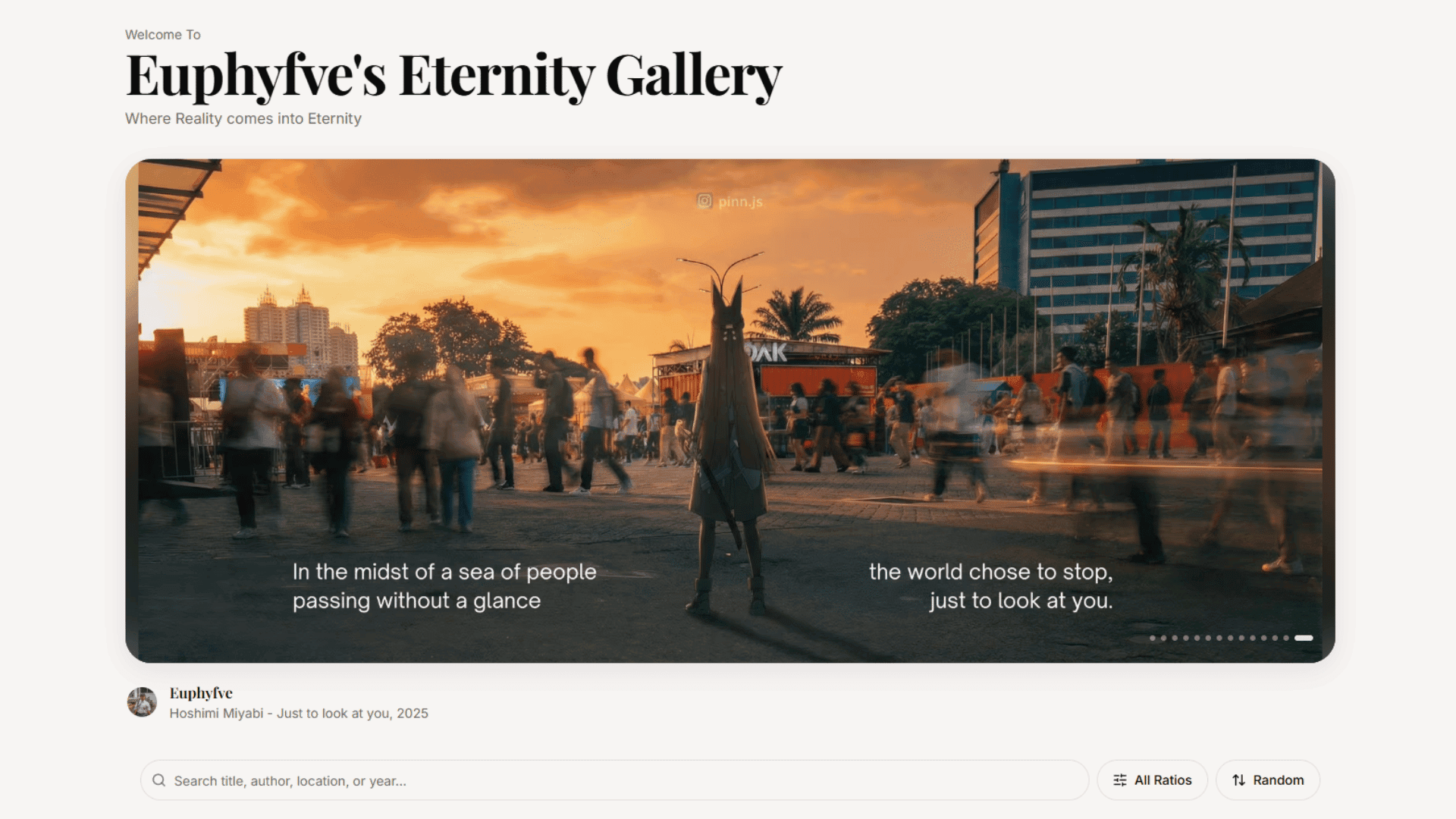 Eternity Gallery snapshot