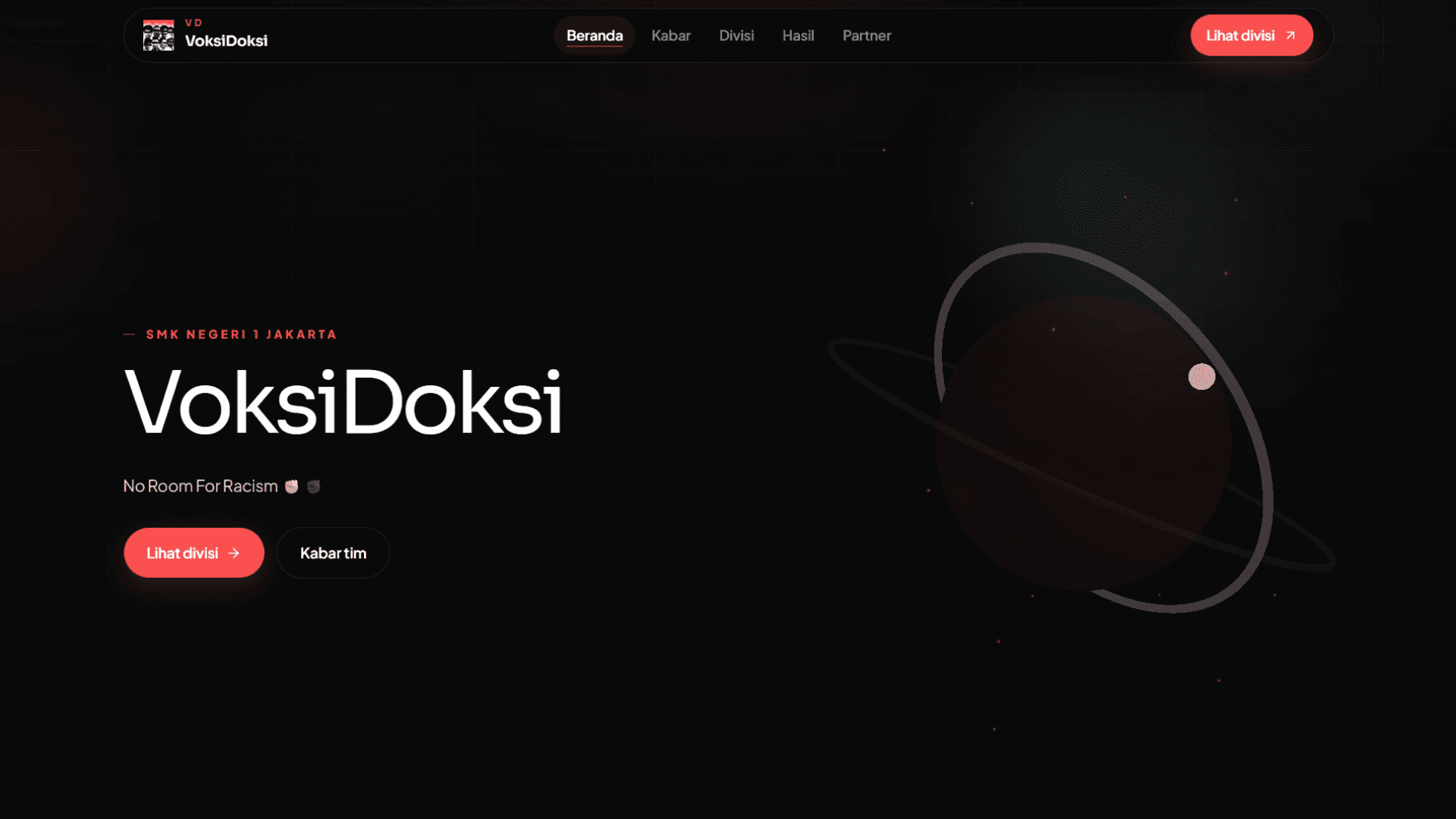 VoksiDoksi Official Website snapshot